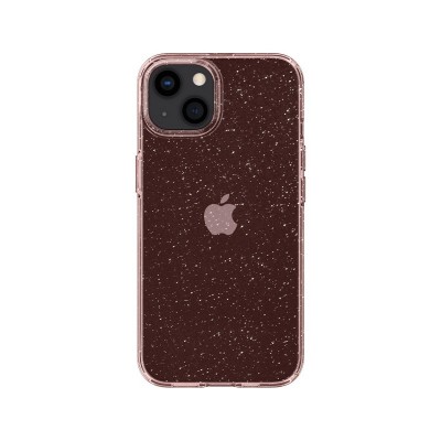 Husa Spigen Liquid Crystal Glitter Rose Compatibila Cu iPhone 13 mini, Silicon Transparent